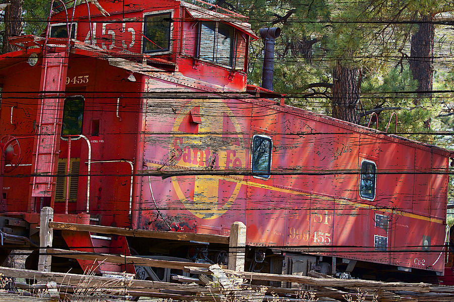 An Old Caboose  Photograph by Phyllis Denton