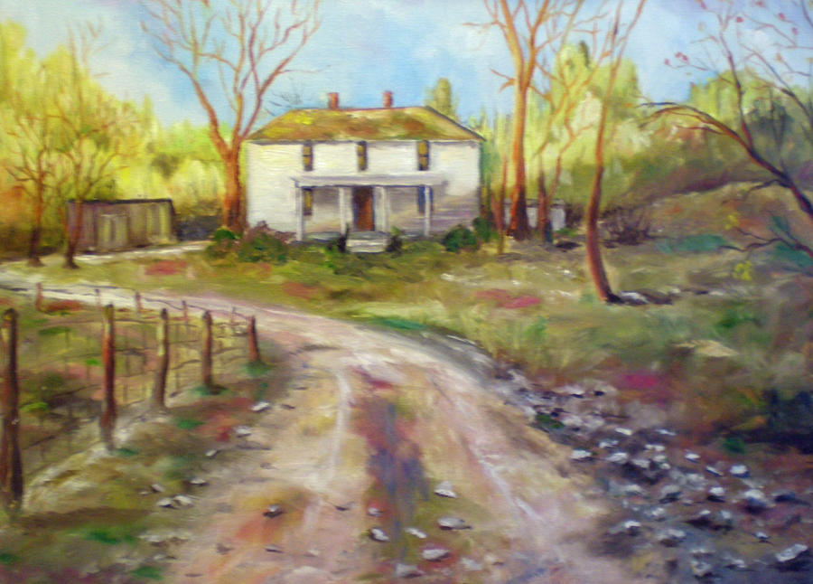 An Old Homestead Painting by Carole Powell