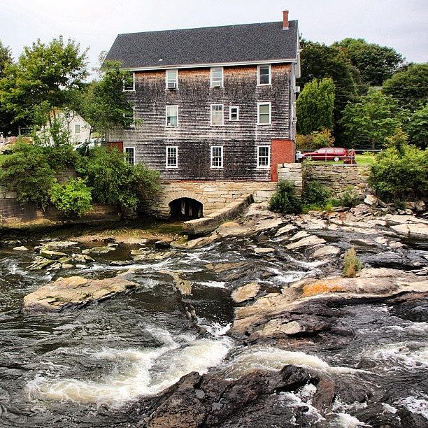 An Old Mill In Maine Photograph by Linda Anderson
