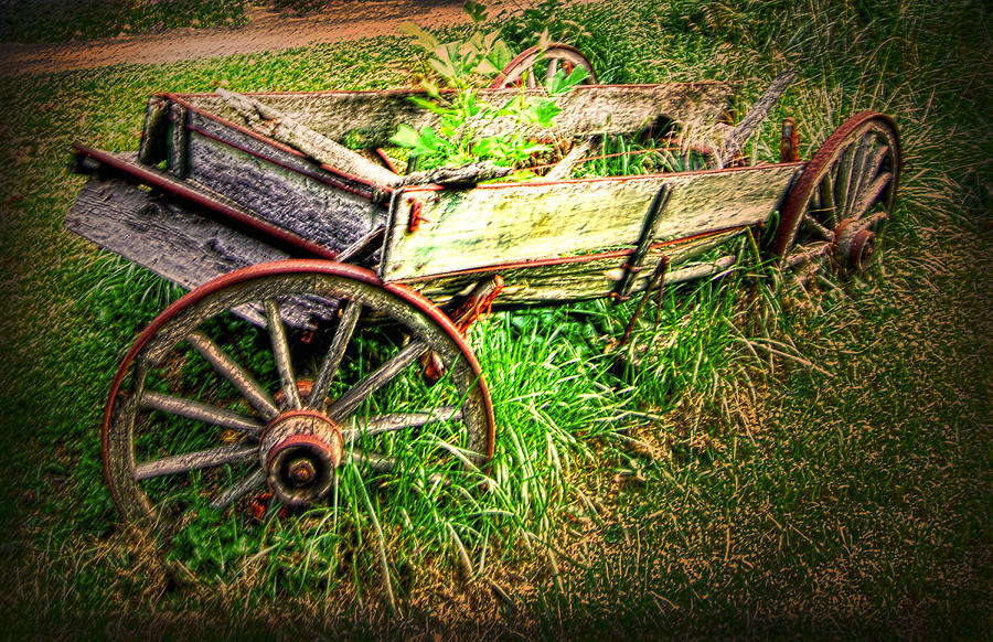 Tool Photograph - An old tool wagon by Randall Branham