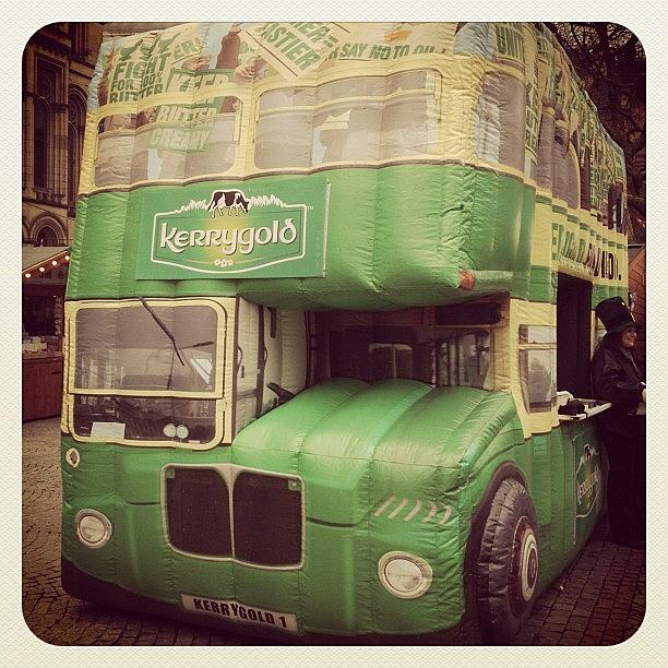 Instagram Photograph - An Olde Inflatable Irish Bus by Conor Duffy