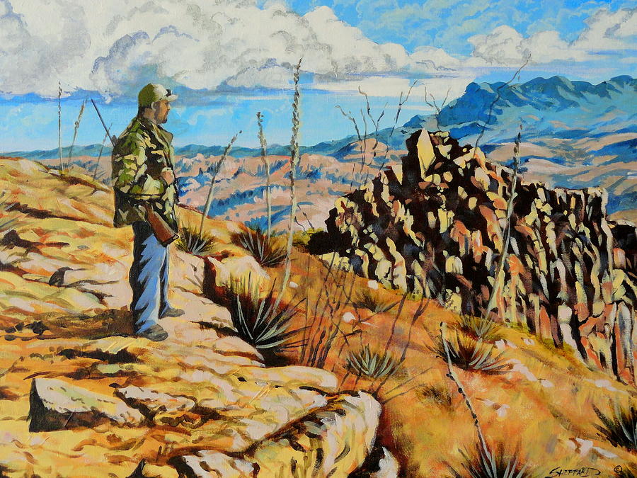 Mountain Painting - Ancha Vista by Darrell Sheppard