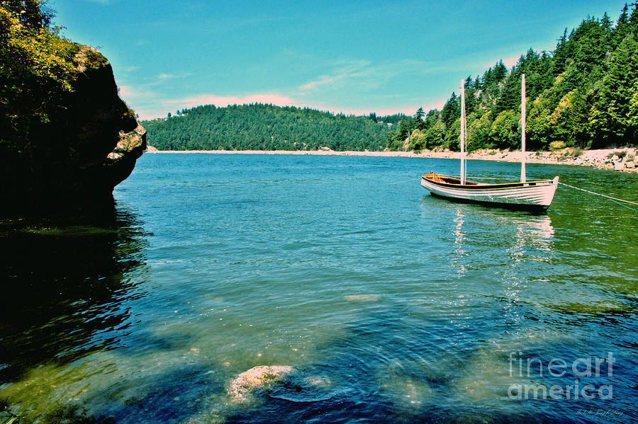 Anchored in Bay Photograph by Michelle Joseph-Long