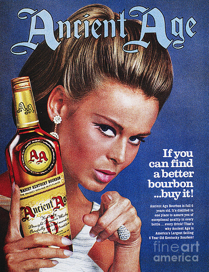 Ancient Age Vintage Ad, 1967 Photograph by Granger