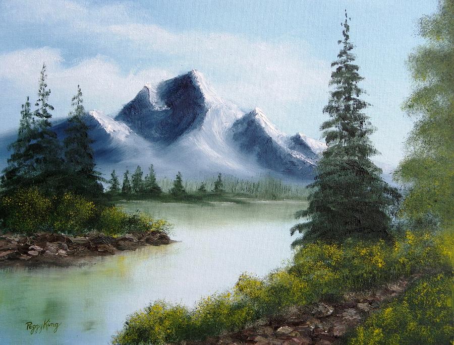 Mountain Painting - Ancient and Timeless by Peggy King