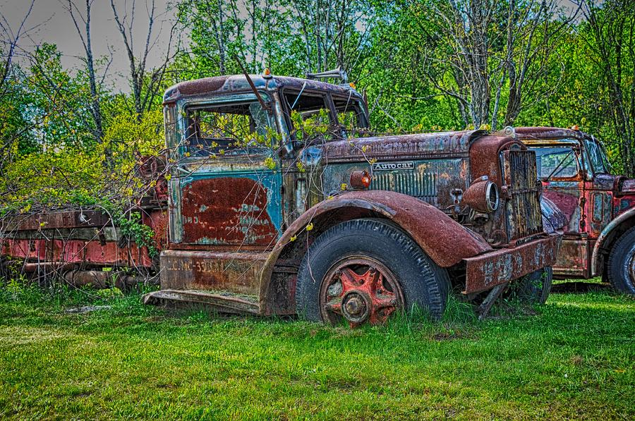 Ancient Autocar Photograph by Mike Martin