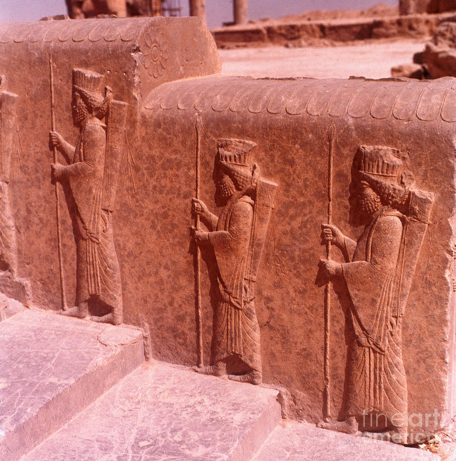 Ancient Carvings Photograph by Photo Researchers