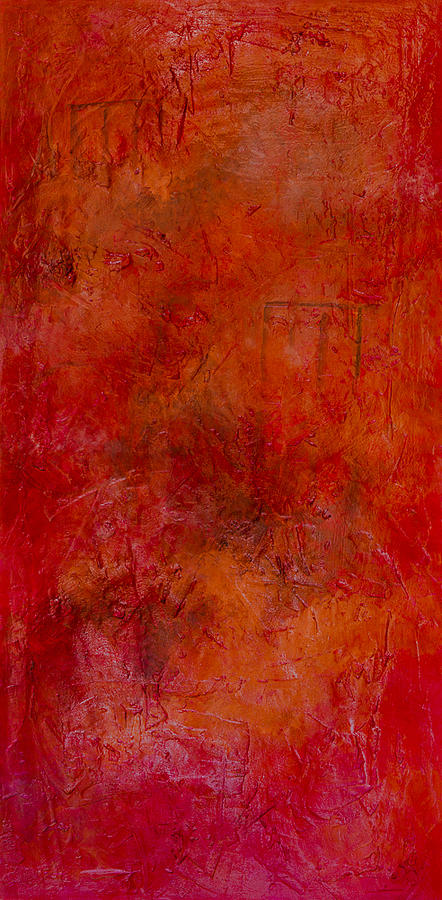 Abstract Painting - Ancient Echoes by Ruth Drayer