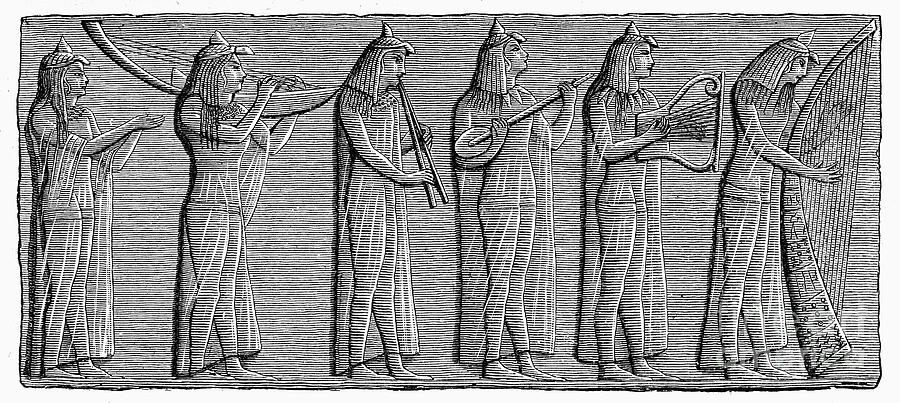 Ancient Egypt: Musicians Photograph by Granger