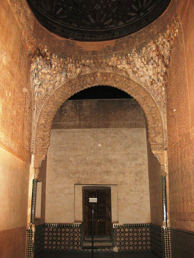 Ancient Interior Design Tilework Granada Spain Photograph by John Shiron