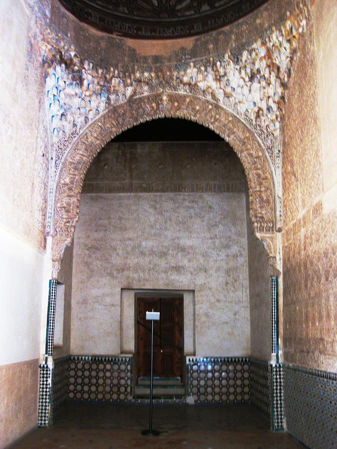 Ancient Interior Design Tilework II Granada Spain Photograph by John Shiron