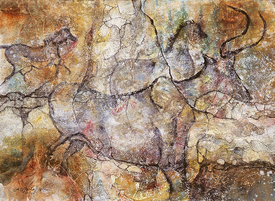 Horse Mixed Media - Ancient Messages no. 115 by Catherine Foster