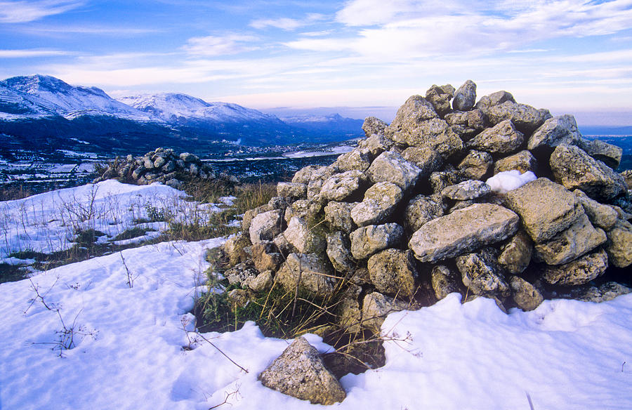 Ancient Rock Cairns by George Messaritakis