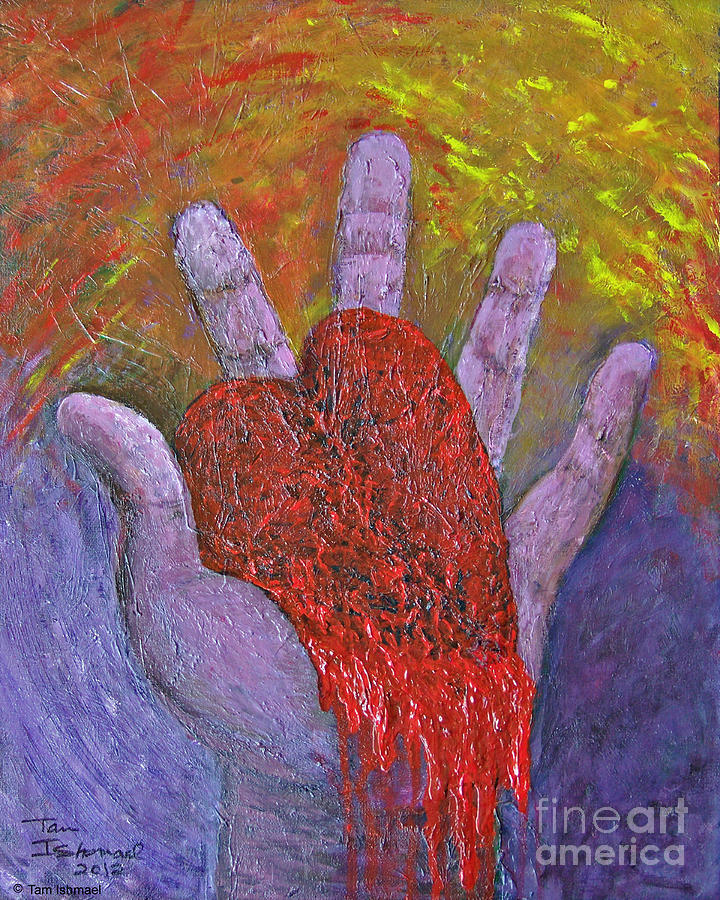 Acrylics Painting - Ancient Sacrifices by Tammy Ishmael - Eizman Acrylics Painting - Ancient Sacrifices by Tammy Ishmael - Eizman