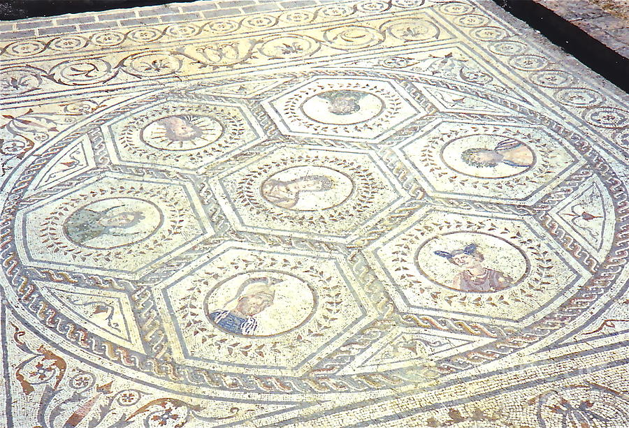 Ancient Spanish Mosaic Photograph by Barbara Plattenburg