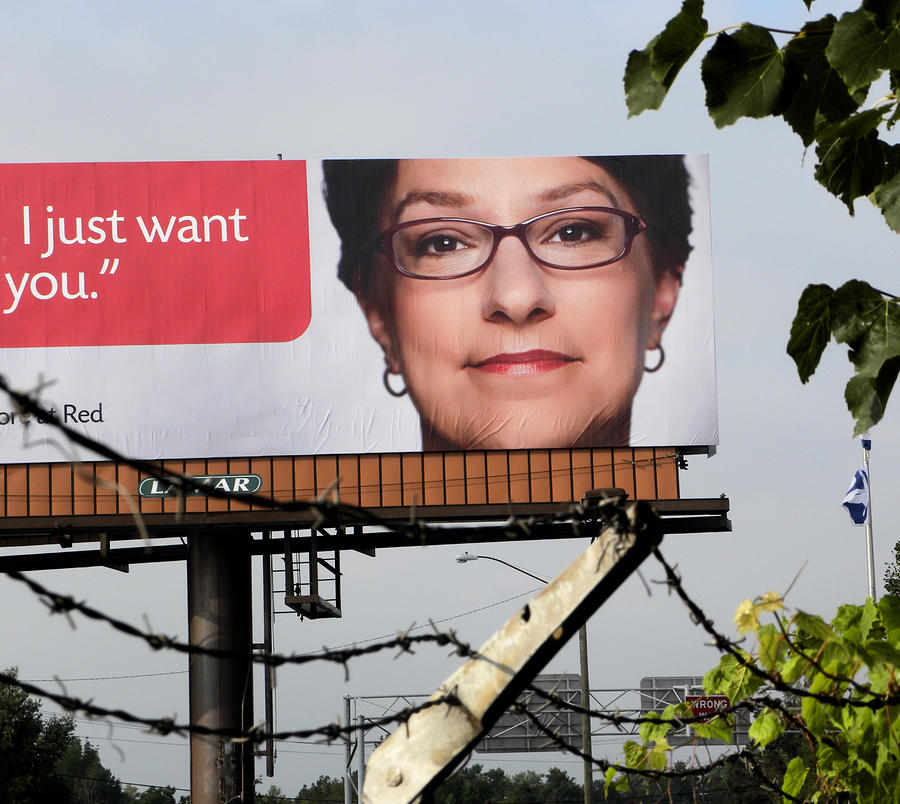 And the billboard wants Botox. Photograph by Richard Barone