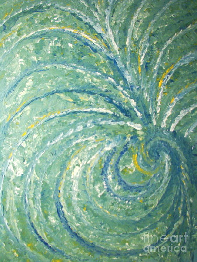 And the Peacock Danced Painting by Leea Baltes