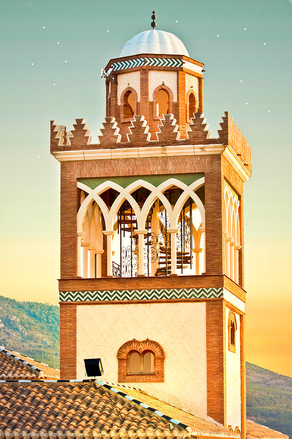 Architecture Photograph - Andalucian minaret by Tom Gowanlock