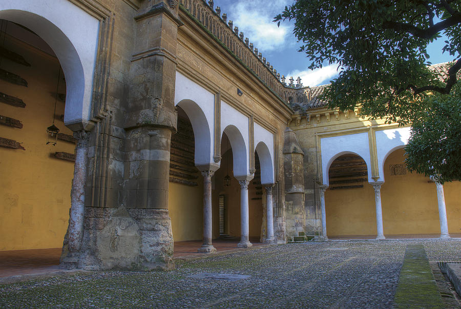 Andalusian courtyard Photograph by Perry Van Munster