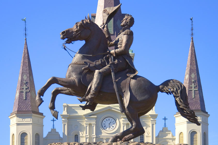 Andrew Jackson Statue Photograph by Mike McGlothlen