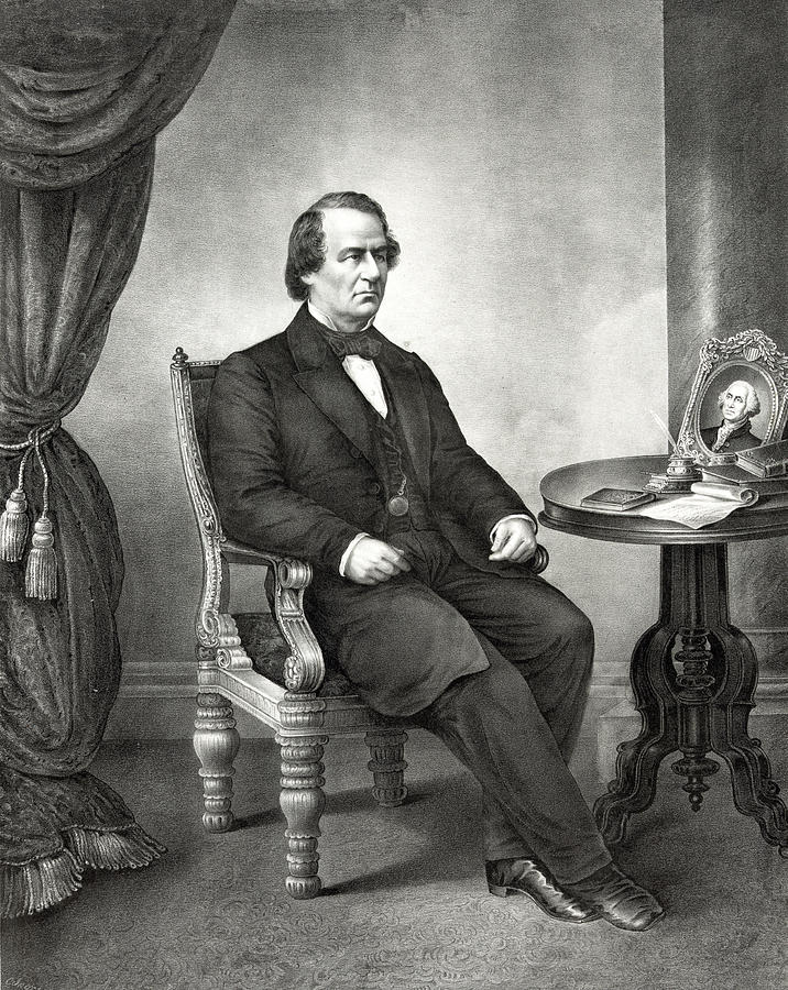 Andrew Johnson - President of the United States Photograph by International  Images