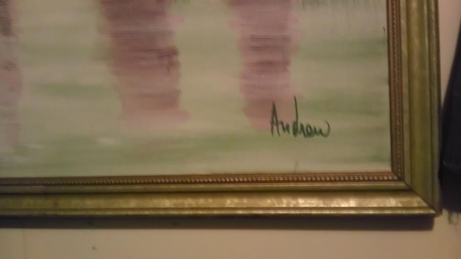 Andrew Signature Painting by Andrew