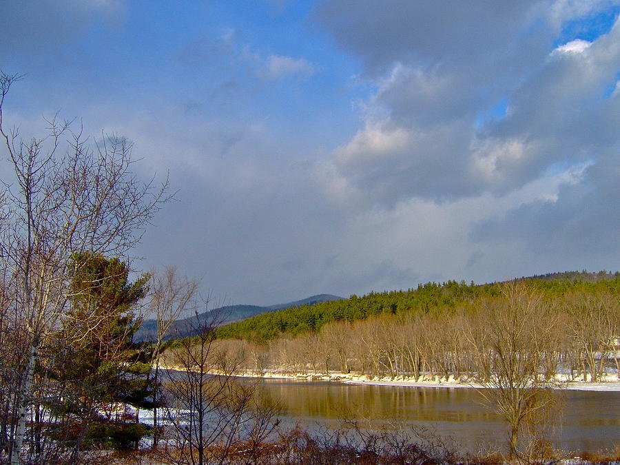 Androscoggin River in Winter 11 Photograph by George Ramos