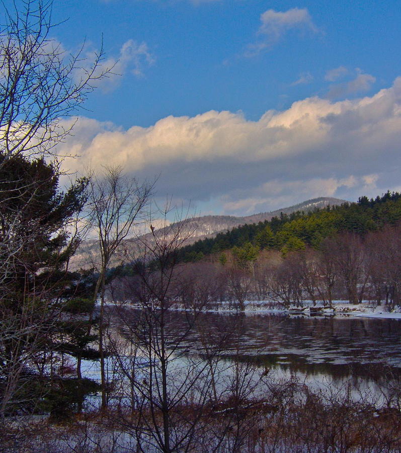 Androscoggin River in Winter 13 Photograph by George Ramos