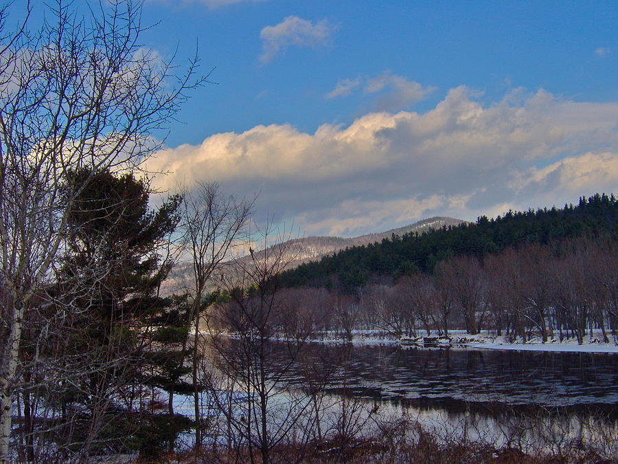 Androscoggin River in Winter 14 Photograph by George Ramos