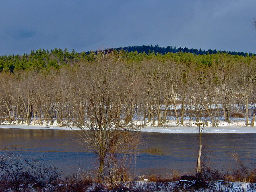 Androscoggin River in Winter 2 Photograph by George Ramos