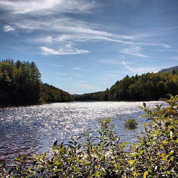 Androscoggin River Maine Photograph by Linda Anderson