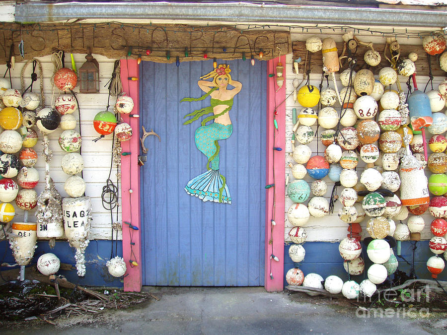Anesthesia Beach Door Painting by Audrey Peaty