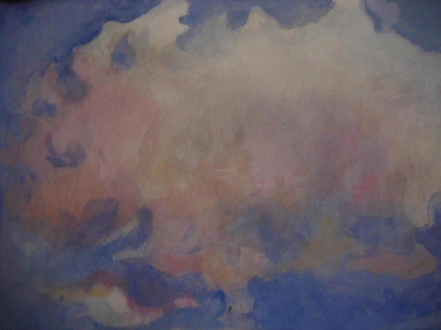 angel clouds I Painting by Diane montana Jansson