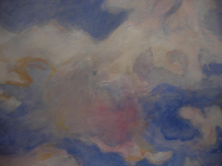 angel clouds II Painting by Diane montana Jansson