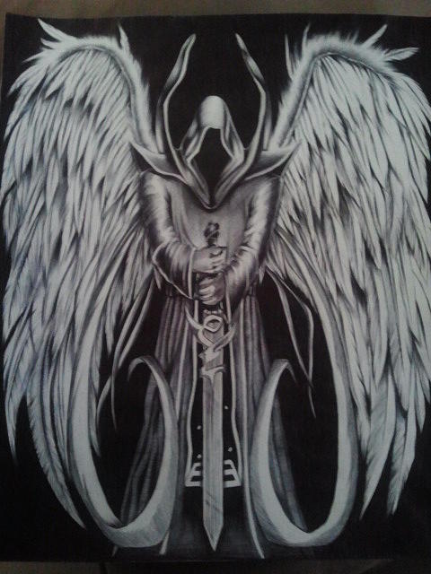 angel of death drawings