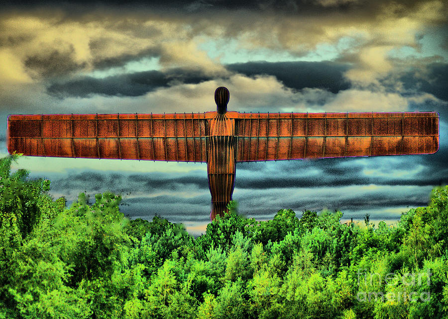 Angel Of The North Photograph by Sandra Cockayne ADPS