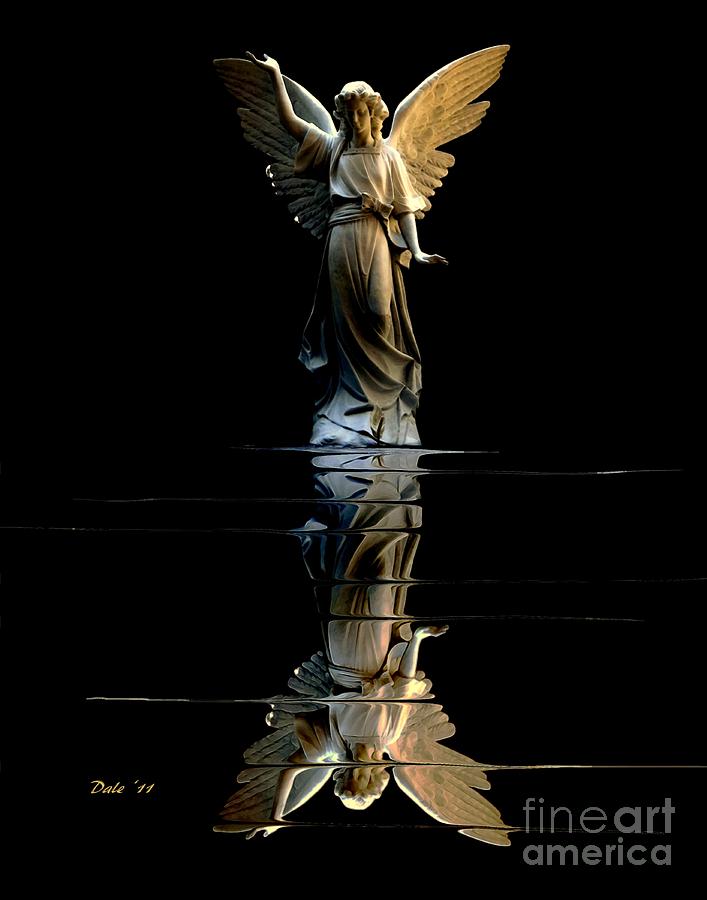 Angel Reflected Digital Art by Dale   Ford