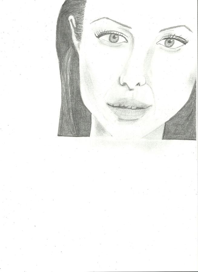 Angelina Drawing by Gary Miller | Fine Art America