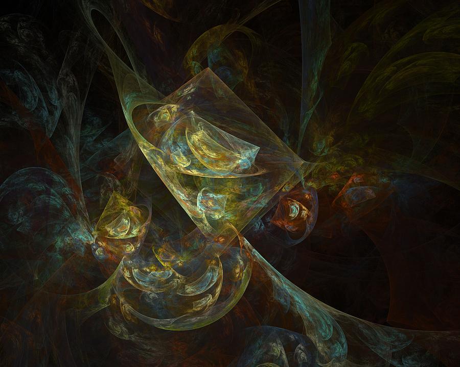 Abstract Digital Art - Angels Breath by Christy Leigh