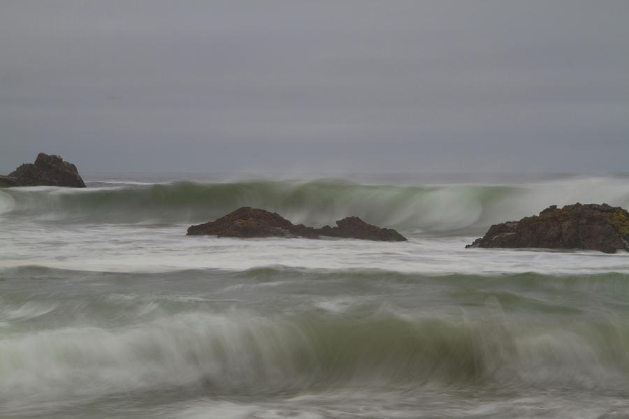 Angry Ocean Photograph by Roger Mullenhour