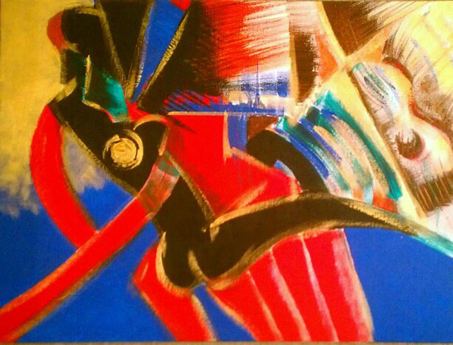 Abstract Painting - Angulation by Ari Meier Abstract Painting - Angulation by Ari Meier