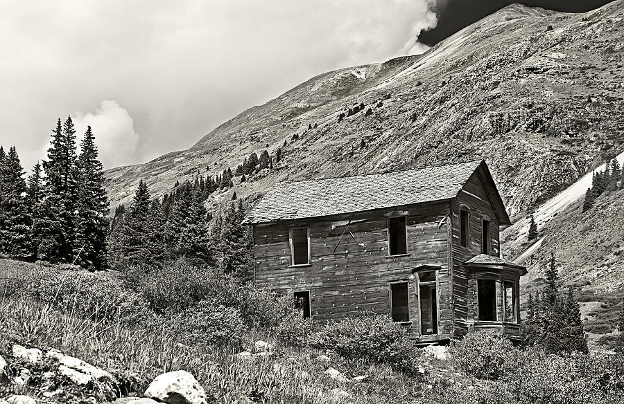 Animas Forks in BlackandWhite Photograph by Melany Sarafis