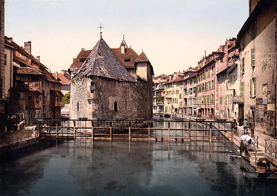 Annecy France - Canal and Old Palace Photograph by International  Images