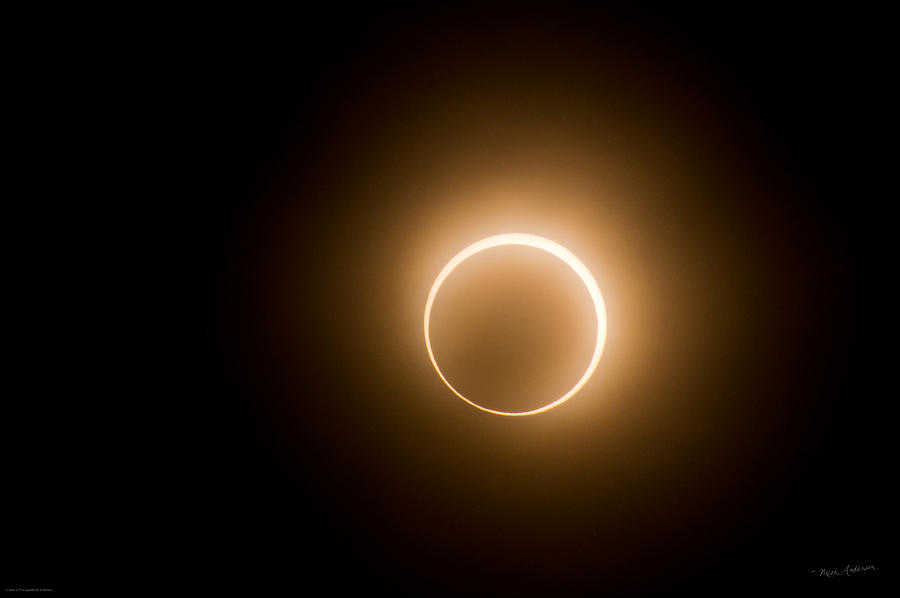 Annular Eclipse Peak Photograph by Mick Anderson