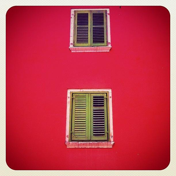 Architecture Photograph - Another #croatian #colorful #window In by Marianne Hope