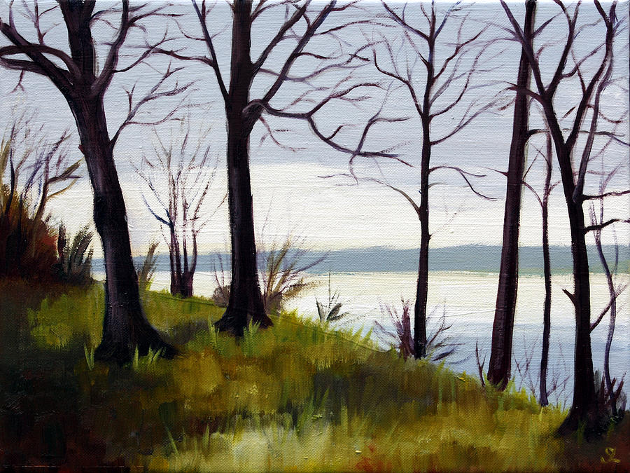 Another Morning on the River Painting by Sarah Lynch