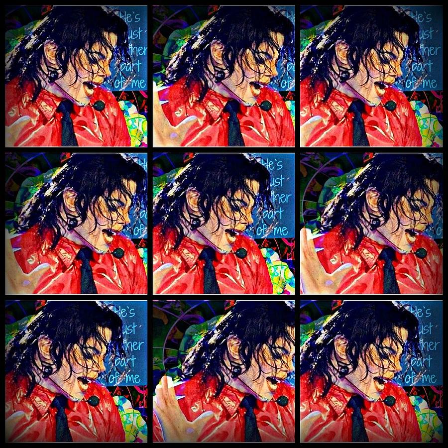 Michael Jackson Digital Art - Another Part of Me by Jan Artist