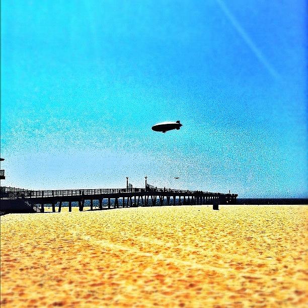 Summer Photograph - Another Shot Of The Blimp! by Tyler Rice