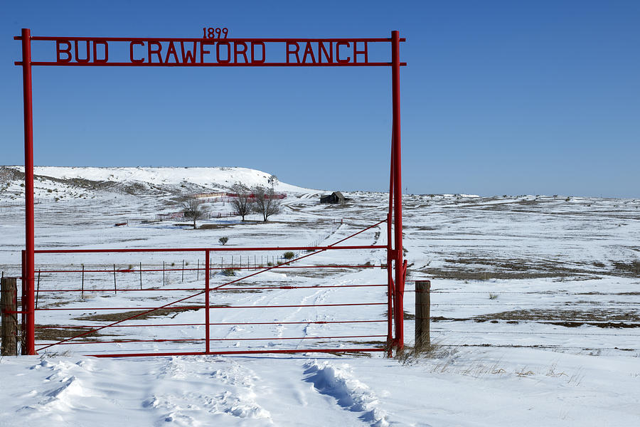 Another snow on Crawford Ranch Photograph by Gary Langley