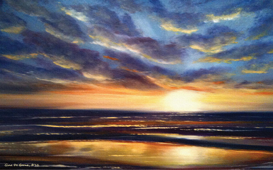 Another Sunset in Paradise 22 Painting by Gina De Gorna